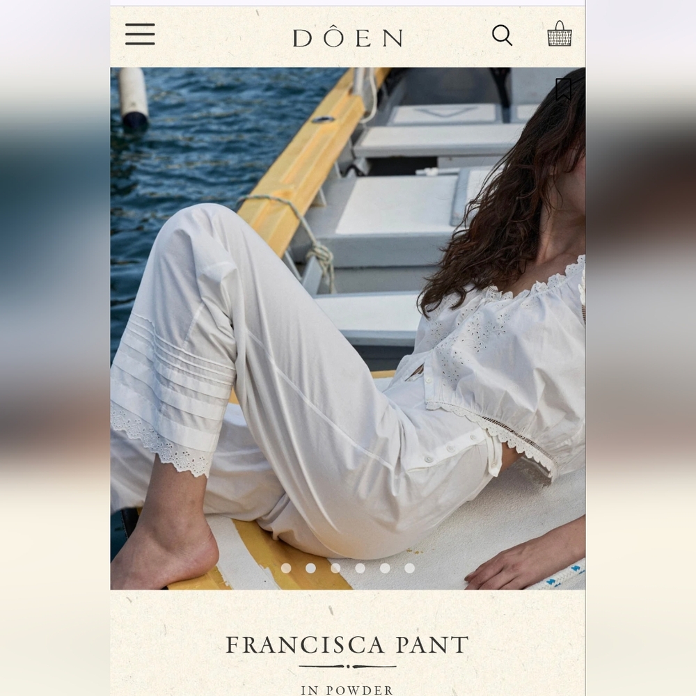 NWT Doen Francisca Pant - Picture 2 of 16